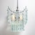 1960s Mid-Century Modernist Style of Fontana Arte Geometric Knapped Glass Pendant For Sale - Image 5 of 16