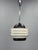 Original mid-century pendant lamp manufactured by lidokov in czechoslovakia in the 1970s. The sculptural tiered shade...