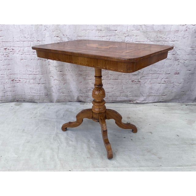 Italian Sorrento Inlaid Side Table For Sale In Tampa - Image 6 of 11
