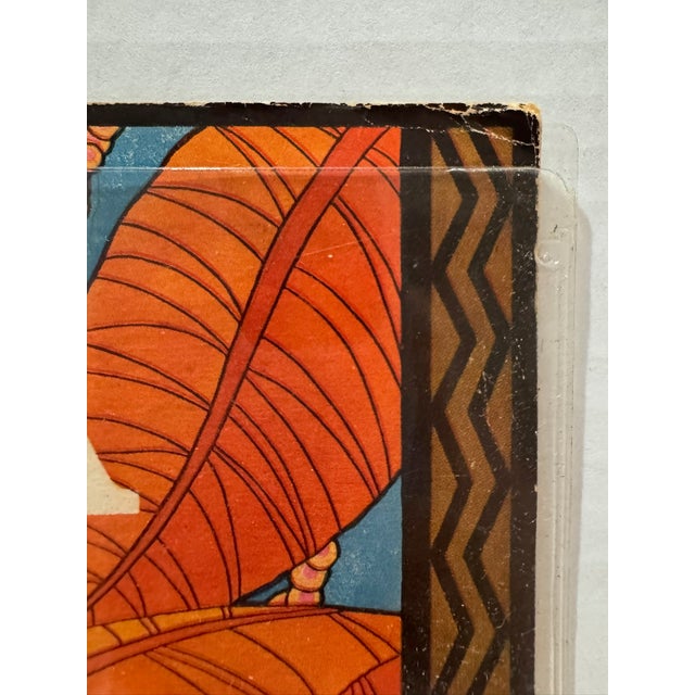 1920s 1924 Original Asia Magazine Cover, December, Frank McIntosh, Art Deco. For Sale - Image 5 of 7