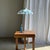 Vintage Pendant Light in White and Blue Glass with Wavy Edge, 1980s For Sale - Image 6 of 18