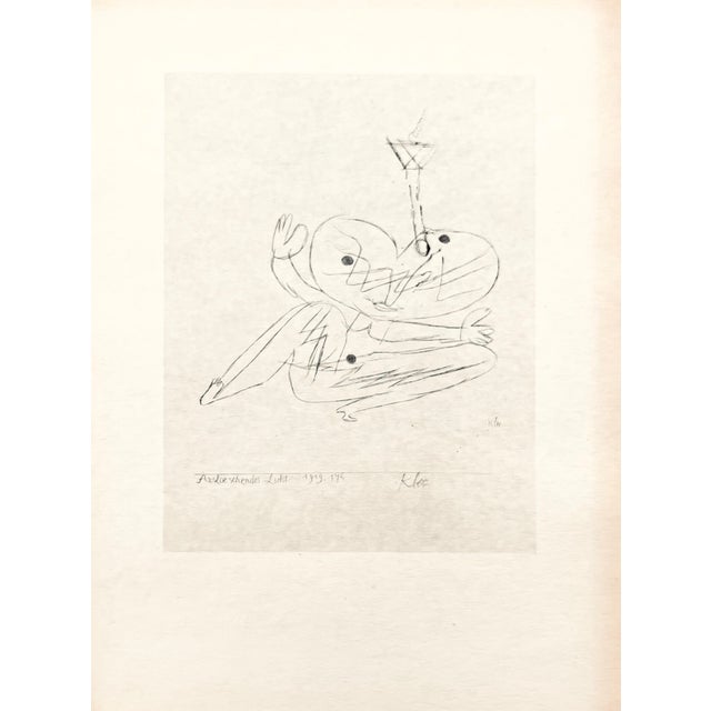 1947 Paul Klee Engraving 20 Blowing Out a Candle 1919 Reproduction For Sale