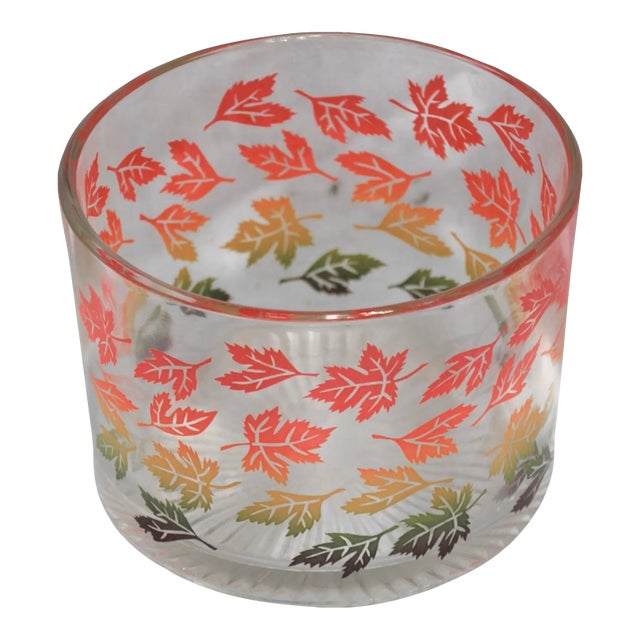 MCM Fall Leaf Ice Bucket For Sale