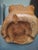 Wood Vintage Handcarved Large Burl Wood Basket For Sale - Image 7 of 12