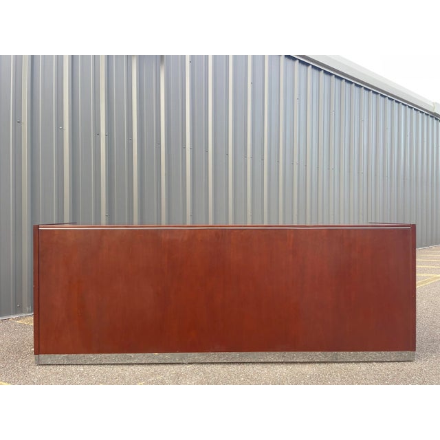 Mid Century Sunar Wood & Chrome Credenza For Sale - Image 10 of 13