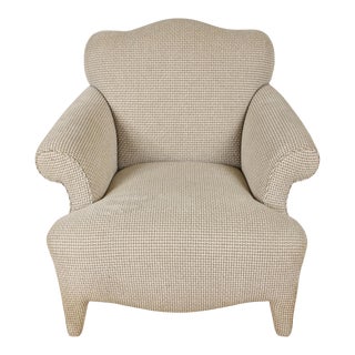 Vintage Donghia Style Upholstered Club Chair For Sale