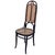 Brown 19th Century Vienna Secession Bent Oak & Cane High Back Side Chair No. 16 Attributed to Thonet, Pair For Sale - Image 8 of 10