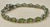 15 Carat Genuine Natural Peridot & Diamond Tennis Bracelet 14 Karat White Gold For Sale - Image 4 of 18