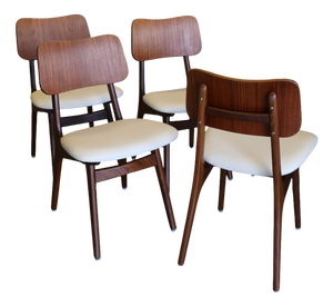 Boltinge Stolefabrik Chairs in Teak by Arne Hovmand Olsen, 1960s, Set of 4