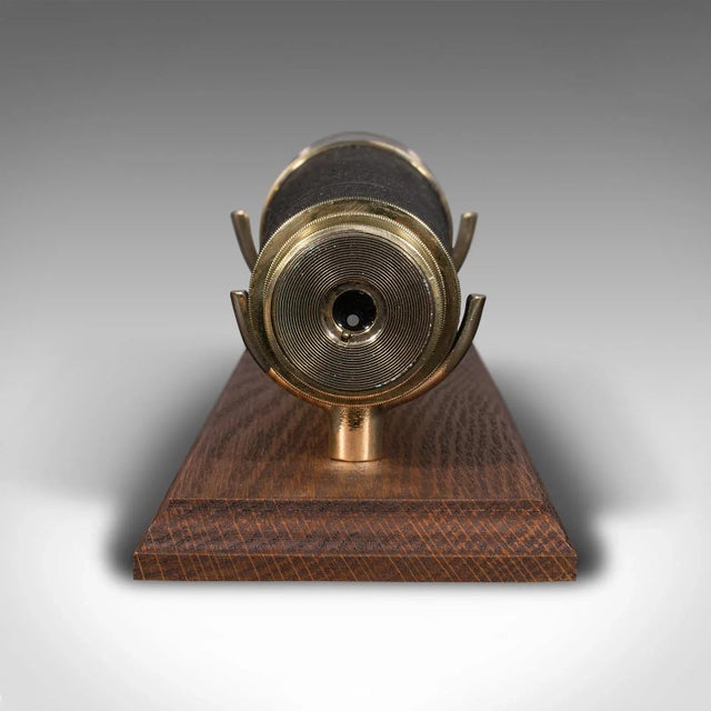 1920s Antique English 3 Draw Ross Telescope For Sale - Image 10 of 12