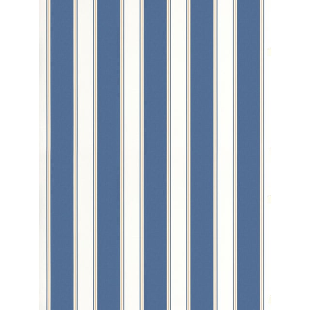 Made to coordinate with our satin and faille weave fabric in a bold, wider stripe, this fashionable motif is printed at...