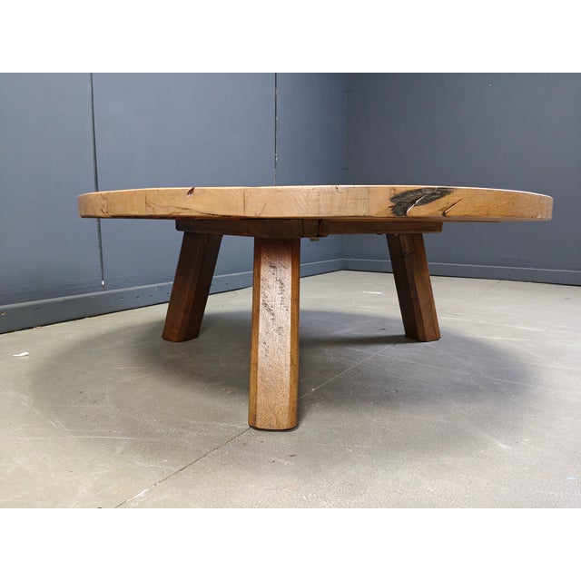 Beige Vintage Brutlaist Coffee Table, 1960s For Sale - Image 8 of 9