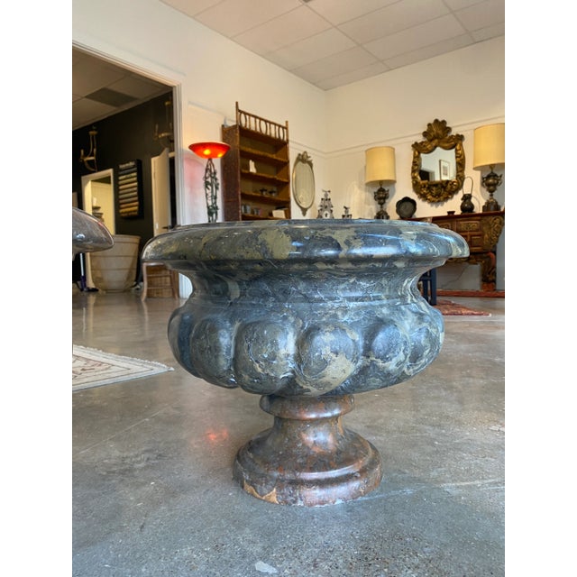 19th Century Marble Urns - a Pair For Sale - Image 9 of 12