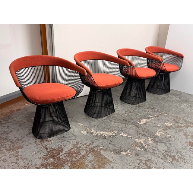 Design Plus Gallery presents a Set of Four Platner Armchairs by Warren Platner for Knoll International. Originally...