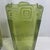 1980s Pair of Vintage Vases on Green Glass For Sale - Image 5 of 10