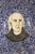 Ceramic Oversized Don Miguel Costilla Father Junipero Portrait Bowl With Stand For Sale - Image 7 of 7