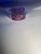 Goran and Ann Warff Signed Kost Boda Centerpiece Bowl Goran Warff 11” 7059 7059912 Blue Magenta For Sale - Image 4 of 5
