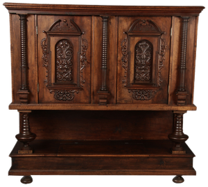 Antique Renaissance Early Baroque Stollen Cabinet