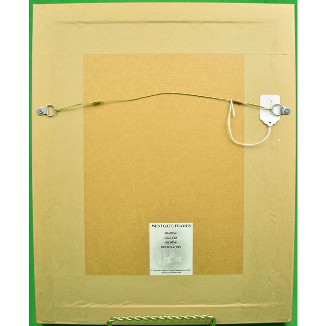 Lanvin of Paris C1920s Fashion Model Original Watercolour For Sale - Image 4 of 5