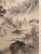 Japanese Scroll Hand Painting in Black Ink of a Landscape, Early 20th Century For Sale - Image 10 of 11