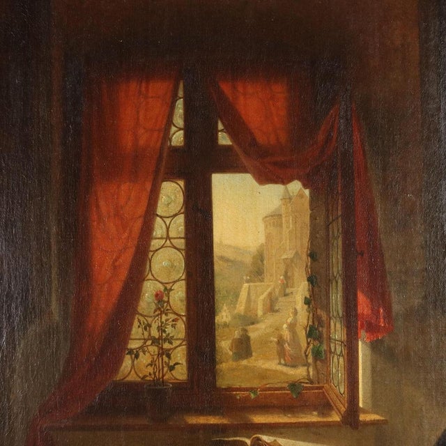 Augusto Friedrich Siegert, Figurative Scene, Oil on Canvas, Framed For Sale - Image 6 of 14