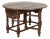 18th Century Portuguese Chestnut Drop Leaf Dining Console Table For Sale