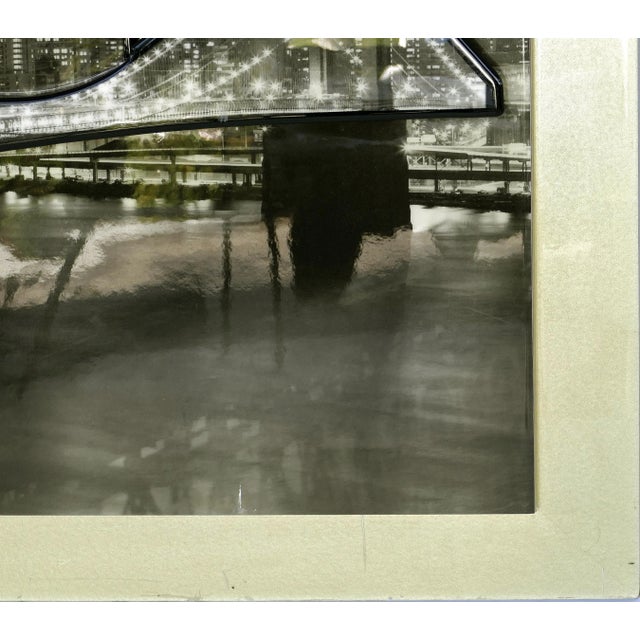 3-Dimensional New York City Photograph of the Brooklyn Bridge, Twin Towers For Sale In Miami - Image 6 of 8