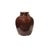Abstract Vintage Earthy Dark Brown Village Rural Pottery Ceramic Pot Vase For Sale - Image 3 of 6