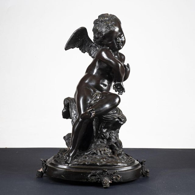 Putto Sculpture by Moreau, 1890s For Sale - Image 9 of 10