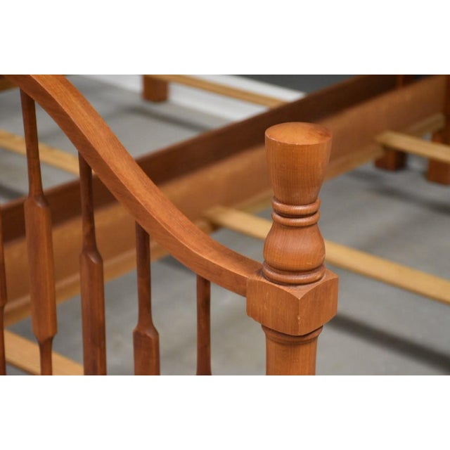 Brown Vintage Maple Twin Beds - A Pair For Sale - Image 8 of 9