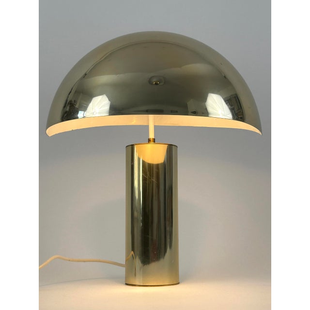 Gold Mid-Century Modern Table Lamp from Gebrüder Cosack, Germany, 1970s For Sale - Image 8 of 18