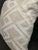 Geometric Embroidered Decorative Pillow Euro Sham Cover For Sale - Image 4 of 6