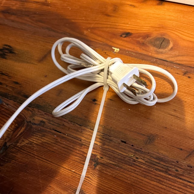 Vintage Post Modern Ceramic Serpent Tale Lamp For Sale In Philadelphia - Image 6 of 7
