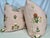 Transitional Schumacher "Elmslie Embroidery" in Petal 22" Pillows-a Pair For Sale - Image 3 of 3