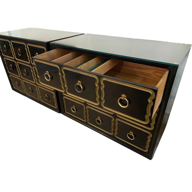 Authentic Dorothy Draper Mid-Century Espana Chests, Pair For Sale In Chicago - Image 6 of 7