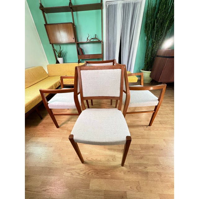 Wood 1960s Svegards Markaryd Set of 4 Swedish Teak Dining Chairs For Sale - Image 7 of 12