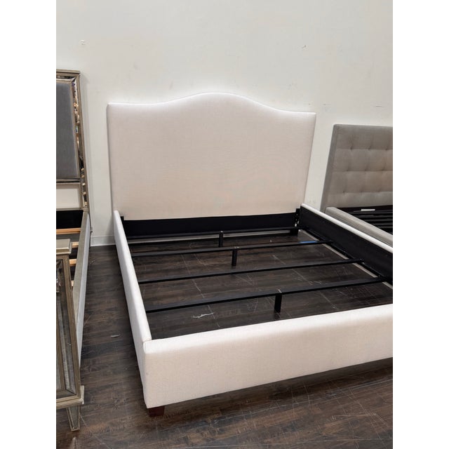 2020s Eastern King Size Pottery Barn Raleigh Bed Frame For Sale - Image 5 of 12