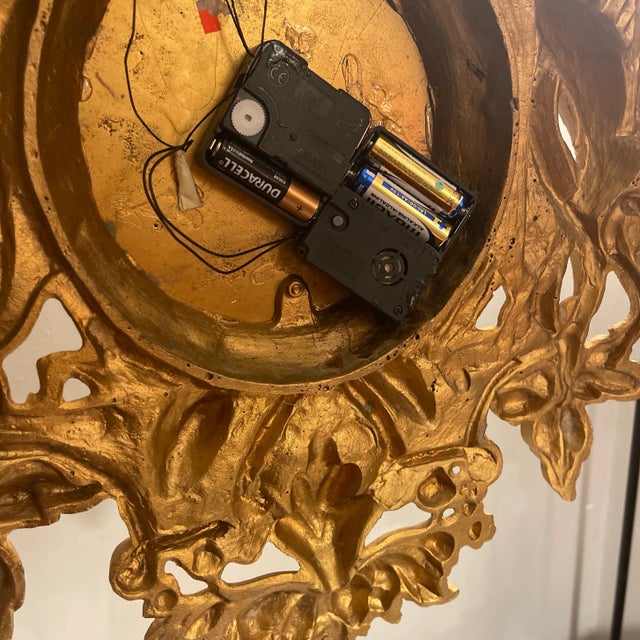 Mid 20th Century European Gold Bronze Hunt Trophy Clock For Sale - Image 5 of 6