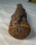 Wood Antique Hand Carved Wood Alligator Folk Art Page Turner Letter Opener Sculpture For Sale - Image 7 of 13