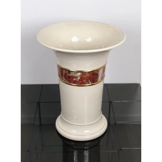 Ceramic Vase Umbrella Stand by Tommaso Barbi for B Ceramiche, Italy, 1970s For Sale - Image 3 of 14