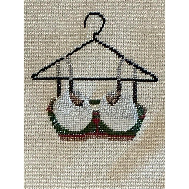 Vintage Original Needlepoint Swimsuit - Set of 2 For Sale - Image 10 of 12