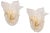 Large Murano Glass Wall Sconces in the style of Venini, Italy, 1970s, Set of 2 For Sale
