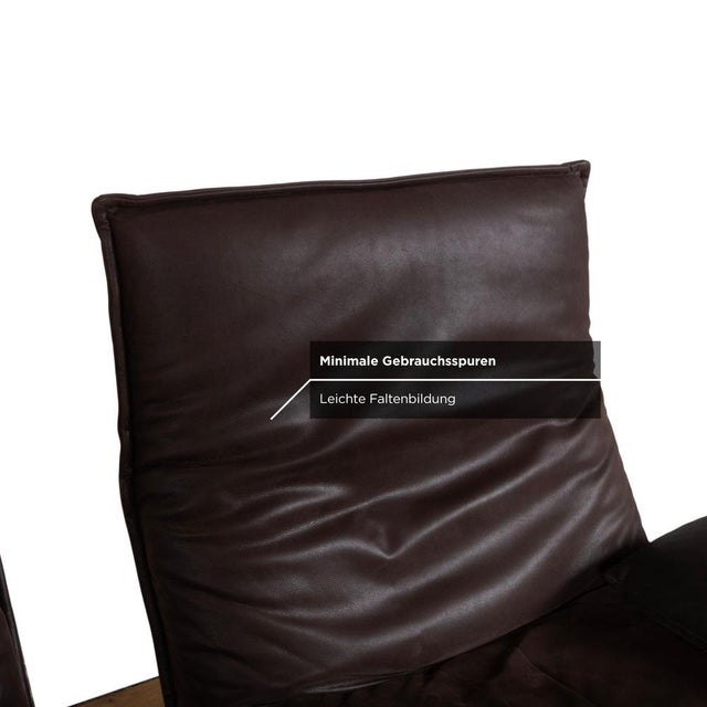 Free Motion Epos 3 Leather Two-Seater Brown Electric Function Sofa from Koinor For Sale - Image 12 of 18