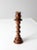 Wood Vintage Turned Wood Candlestick Holder For Sale - Image 7 of 9