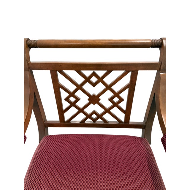 Late 20th Century Oversized Red Armchair For Sale In Indianapolis - Image 6 of 8