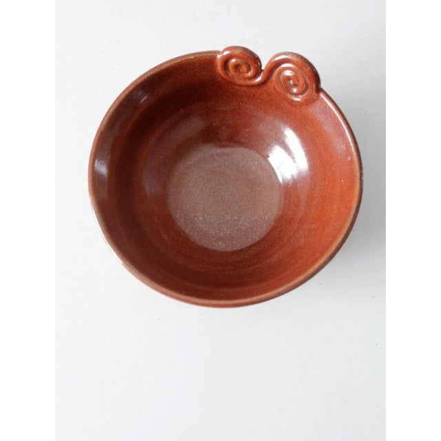 Ceramic Vintage Studio Pottery Bowl For Sale - Image 7 of 9