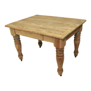 Early 20th Century Bullock Farmhouse Oak Work Table