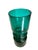 Tamara Aladin Hoop Teal Glass Vase / Finland Art Glass, MCM Riihimäki #1472 For Sale In Cleveland - Image 6 of 10