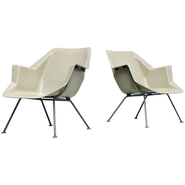 Set of Polyester Chairs Model 416 attributed to Wim Rietveld for Gispen, 1957 For Sale - Image 13 of 13