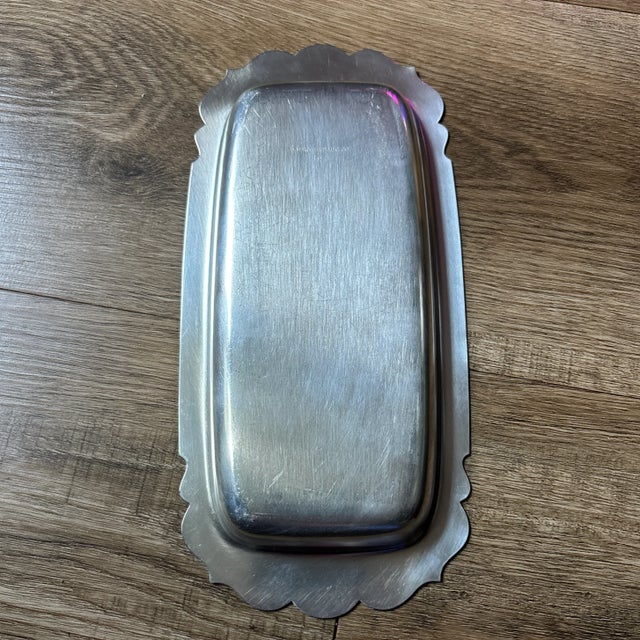 Traditional Early 20th Century William Rogers MFG Co Silverplate Tray For Sale - Image 3 of 9